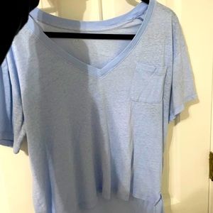 J. Crew light blue tee
